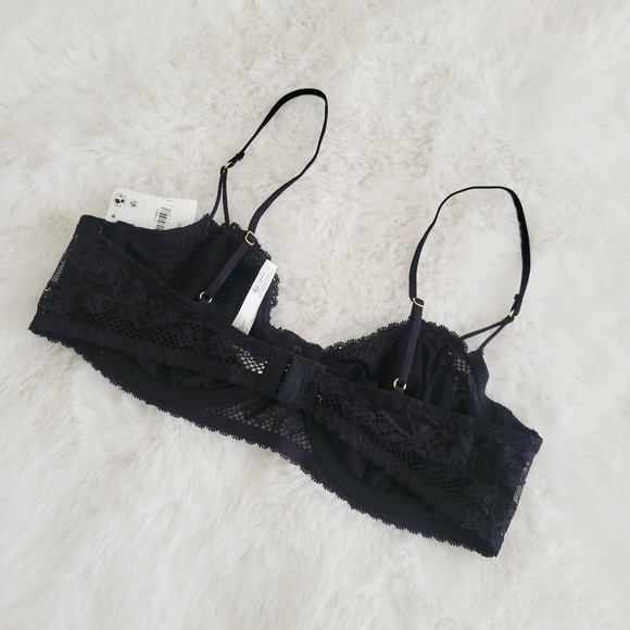 💋FREE PEOPLE REYA LACE UNDERWIRE BRA SIZE 36C - Picture 9 of 9